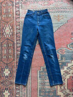 Vintage L'Avion High Waisted Western Straight Leg Denim Jeans